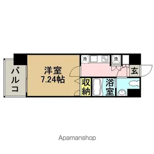 サヴォイ ザ・パームストリート【2階】の間取り