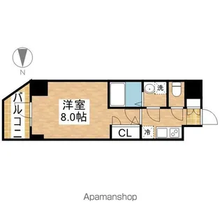 エスリード栄クロスシティ【13階】の間取り