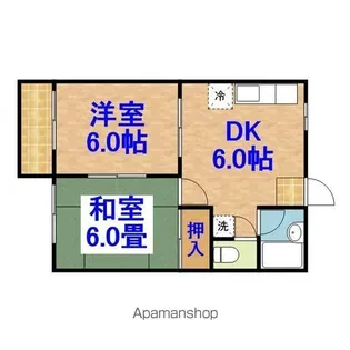 ベルテ東金【1階】の間取り