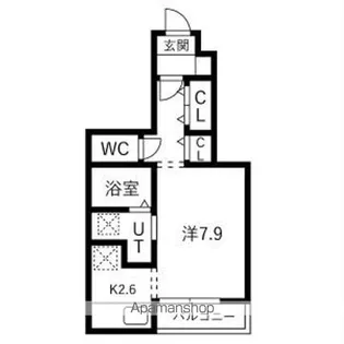 マックスレジデンシア荒巻【1階】の間取り