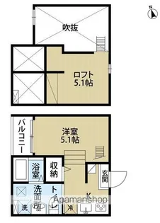 M.Kオリオン名古屋【1階】の間取り