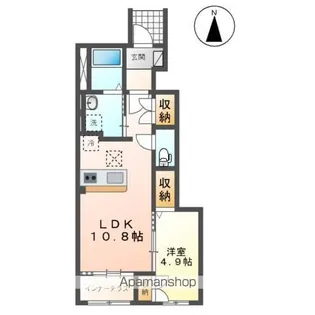 ゲムュートリヒ【1階】の間取り
