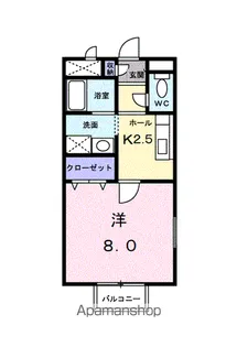 アステリア【1階】の間取り