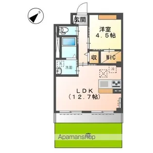 サン ブリッジ 鎌ヶ谷【1階】の間取り