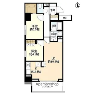 スタイリオ品川中延【8階】の間取り