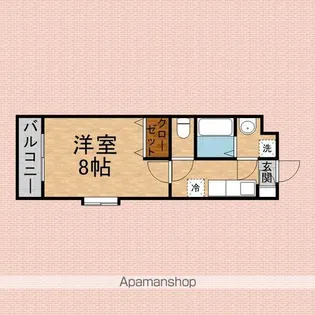 クラレット【3階】の間取り