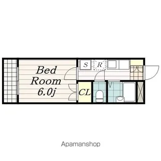 ハウスウステリアA棟・B棟・E棟・F棟【B102号室】の間取り