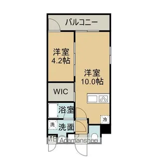 LUX新栄【2階】の間取り