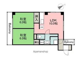 第3弘億ビル【402号室】の間取り