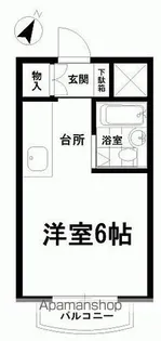 シャトーキミ【312号室】の間取り