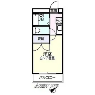 カサ・デ・マーレ【105号室】の間取り