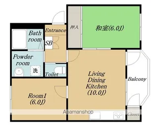 ミラクルステアーズ【402号室】の間取り