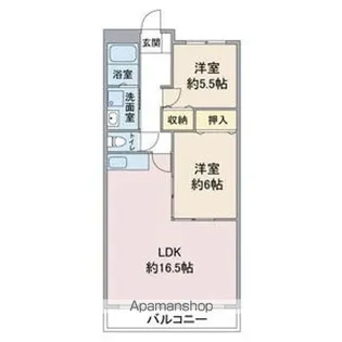 グランシャリオ【1階】の間取り