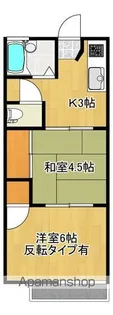 メゾン内藤【202号号室】の間取り