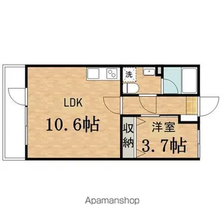 クリフビレッジB棟【3階】の間取り