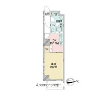 レジディア東桜【5階】の間取り