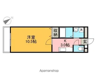 グリーンヴェール【2階】の間取り
