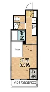 ESTACION Ⅰ【201号室】の間取り