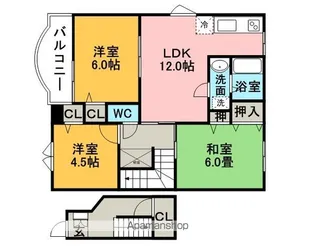 メープルリッジ【2階】の間取り