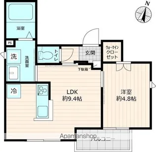 メゾン K ソレイユ【101号室号室】の間取り