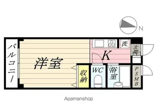 南十字星【3階】の間取り