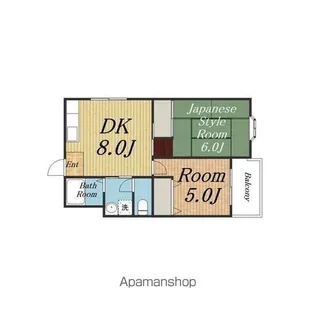 あいみマンションⅡ【202号室】の間取り
