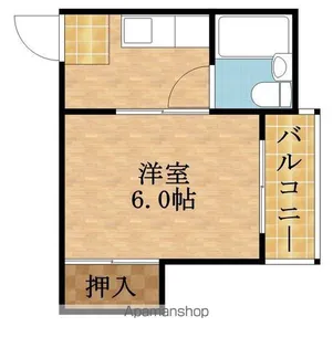第二友マンション【2階】の間取り
