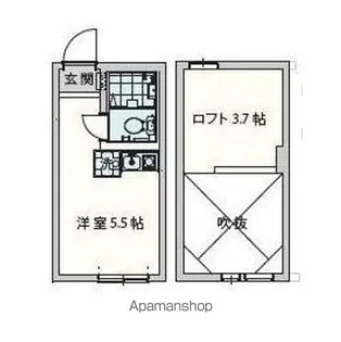 ラ・コリーヌ【201号室】の間取り