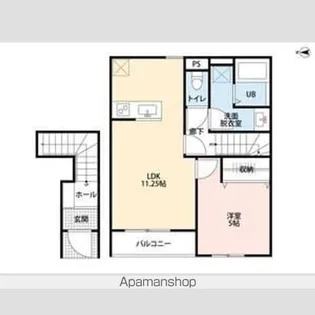 リーブルファイン川口上青木西【2階】の間取り