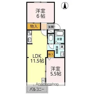 ファミールS【2階】の間取り