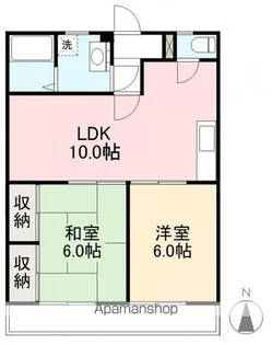 ユーミーマンション郷東【103号室】の間取り