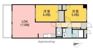 Sキャメリア【602号室】の間取り
