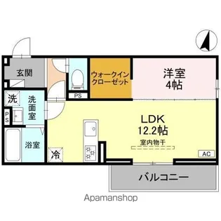SOPHIA II A【1階】の間取り