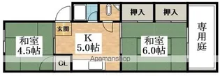 加賀ハイム【1階】の間取り