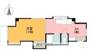 オレンジハイム三好【206.号室】の間取り