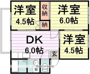 パナハイツエミィ【202号室】の間取り