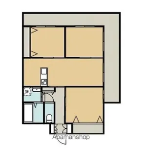 コンフォートソベ【401号室】の間取り