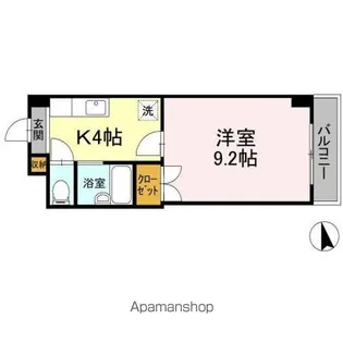 フィオーレ松山【2階】の間取り