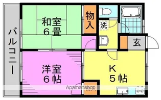石原マンション【1階】の間取り