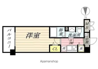 レグラス横浜吉野町サウス【5階】の間取り