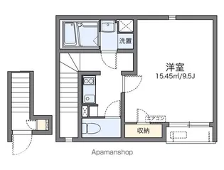 レオネクストセゾンMK【202号室】の間取り