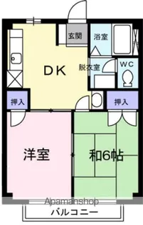 ジラソーレ【203号室】の間取り