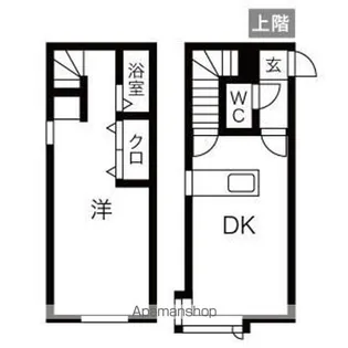 メゾンベルファム【1階】の間取り