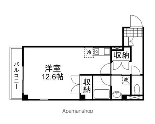 サンフラット平和町【502号室】の間取り