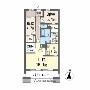 NUDGEONE.照葉【11階】の間取り