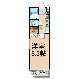 第2マンション菜の花【1階】の間取り