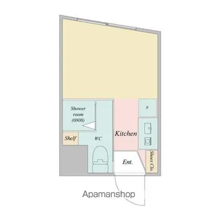 ウエストインパート1【2階】の間取り