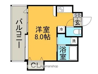 セラフィーノ白金【203号室】の間取り