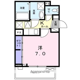 ラ・ロシェル【1階】の間取り