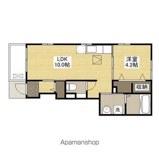 クラール コスモス【1階】の間取り